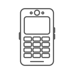 Mobile phone showing loan application interface